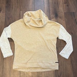 Calvin Klein performance neutral color locking cowl neck turtleneck sweater